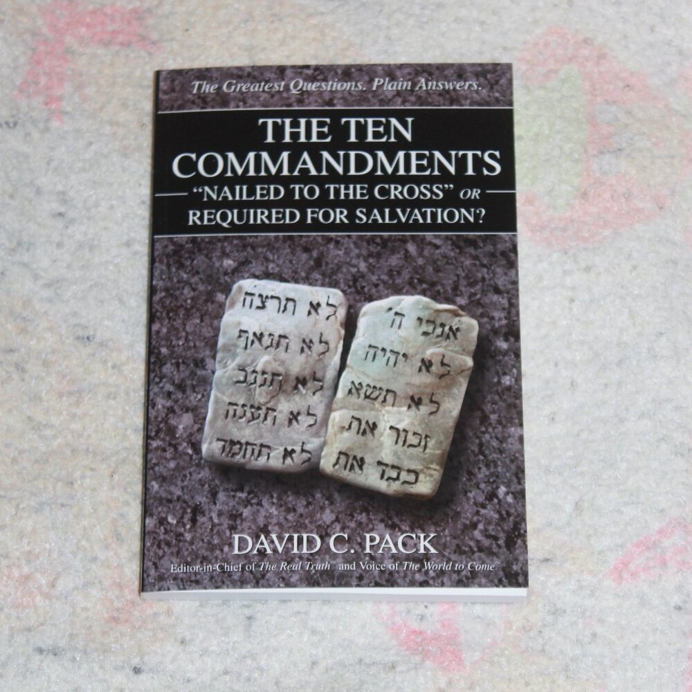 New The Ten Commandments Book by David C. Pack